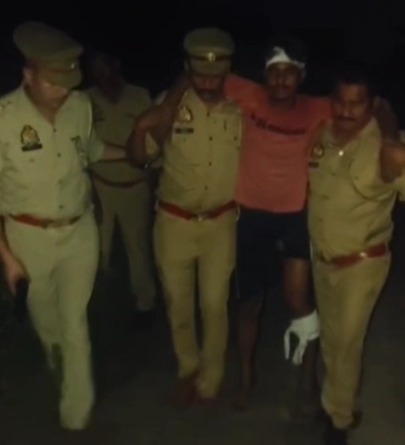 अतरौली पुलिस की भैंस चोर बदमाश के साथ हुई मुठभेड़