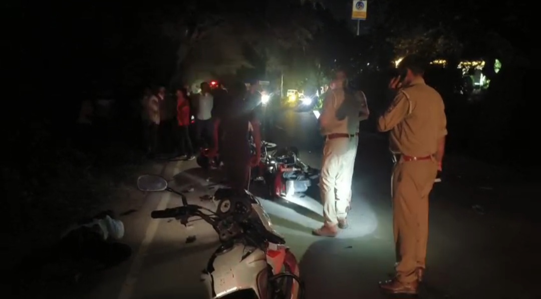 पाली-रूपापुर मार्ग पर दो बाइकों की टक्कर में एक युवक की मौत, दूसरे की हालत गंभीर